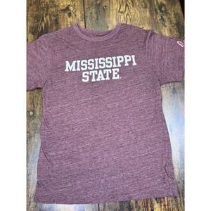 Mississippi State University Bulldogs League 91 T-shirt Men's Medium Maroon